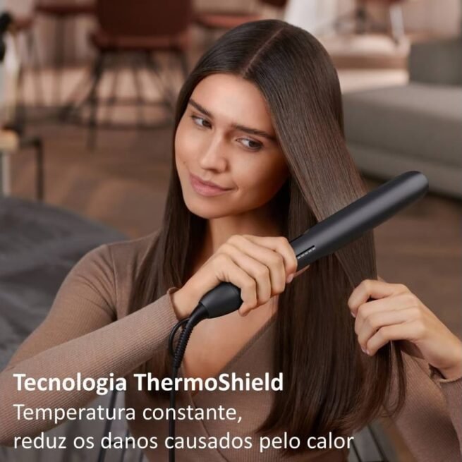 Alisador de Cabelo PHILIPS BHS510/00 (Cerâmica 120-230 °C)