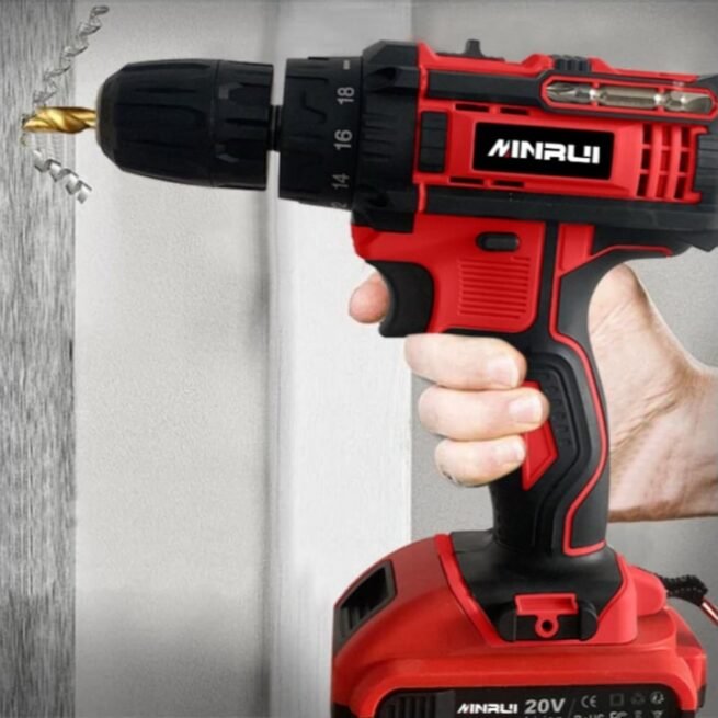 Kit Combinado de Furadeira Sem Fio com 2 Baterias de 1,5 Ah e Carregador