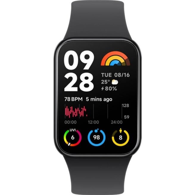Pulseira Desportiva XIAOMI Mi Band 8 Pro Preto