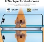 Qimhai ip15pro desbloqueado telefone móvel 6.7 Polegada 4g android 4gb ram + 128gb rom duplo sim