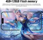 Qimhai ip15pro desbloqueado telefone móvel 6.7 Polegada 4g android 4gb ram + 128gb rom duplo sim