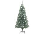 Árvore Natal VIDAXL artificial c/ 300 luzes LED, bolas e neve (210 cm)