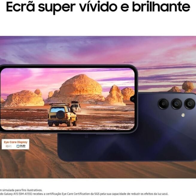 Smartphone SAMSUNG Galaxy A15 (6,5'' - 8 GB - 256 GB - Preto)