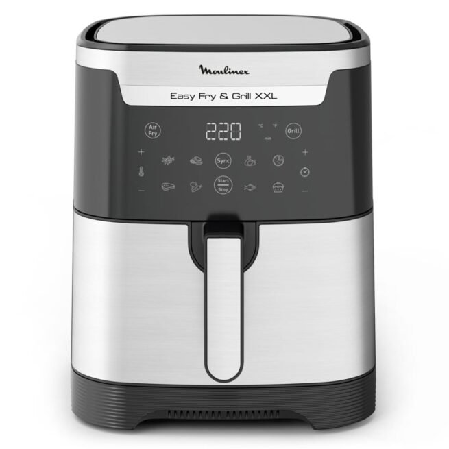 Fritadeira sem Óleo MOULINEX Air Fryer Easy Fry Grill XXL EZ801D10 (6.5L - Preto)