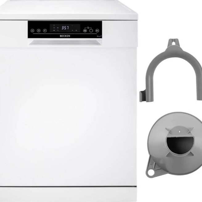 Máquina de Lavar Loiça BECKEN BDW1965N WH (12 Conjuntos - 60 cm - Branco)