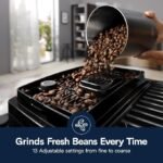 De'Longhi Máquina de café expresso Magnifica Start totalmente automática, preta