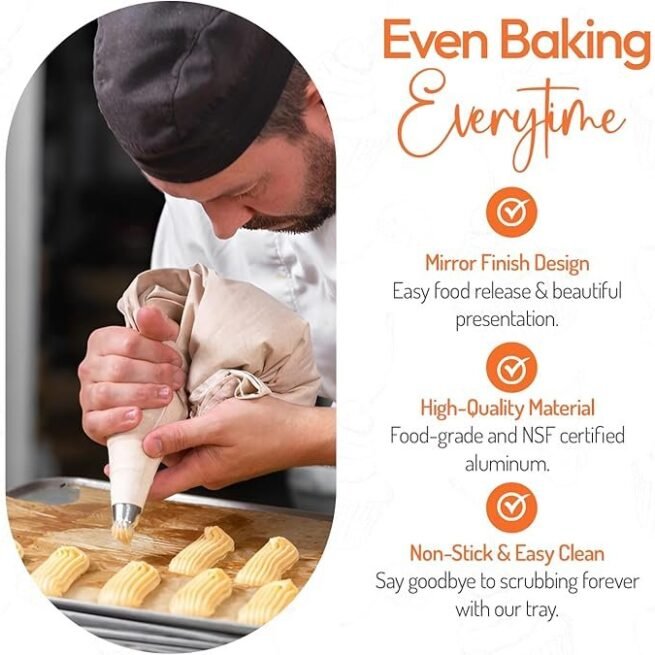 Tiger Chef Forma de alumínio tamanho completo 45,72 x 66,04cm