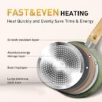 Conjunto de 17 panelas e frigideiras antiaderentes