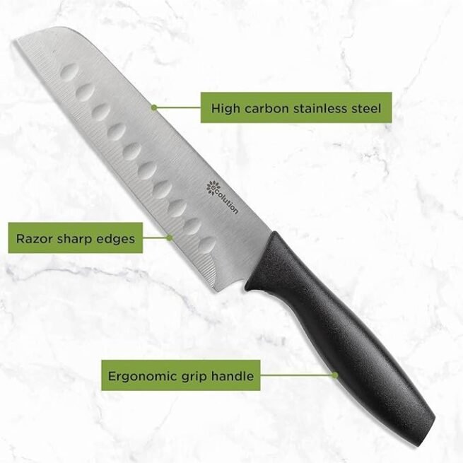 Ecolution Conjunto de panelas antiaderentes de cerâmica fácil de limpar