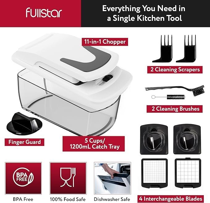 Fullstar Cortador de vegetais e alimentos