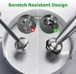 Conjunto de liquidificador de imersão portátil com fio de 1100 W