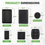 NutriChef Conjunto de assadeiras empilháveis de 8 peças