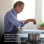 Hestan - Coleção ProBond Conjunto profissional de panelas antiaderentes TITUM de aço inoxidável