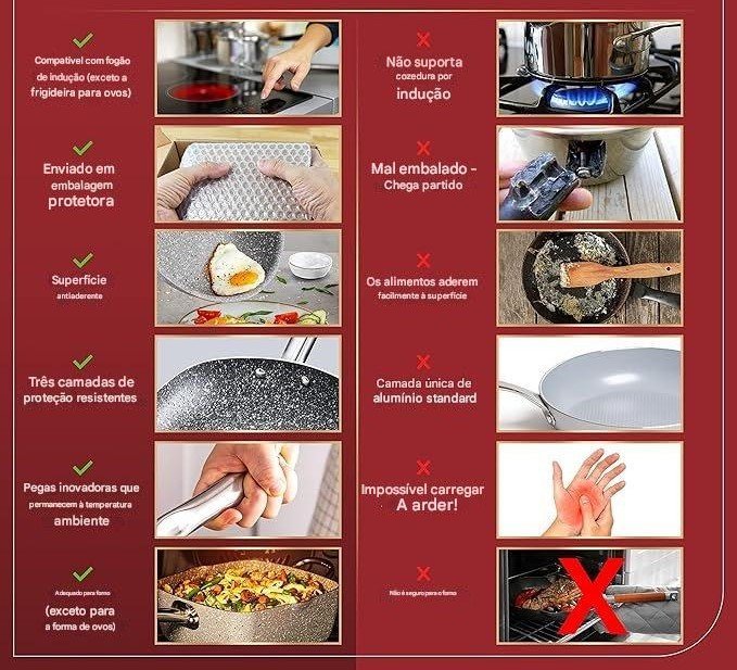 Home Hero Conjunto de panelas e frigideiras antiaderentes Granito