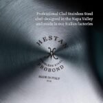 Hestan - Coleção ProBond Conjunto profissional de panelas antiaderentes TITUM de aço inoxidável