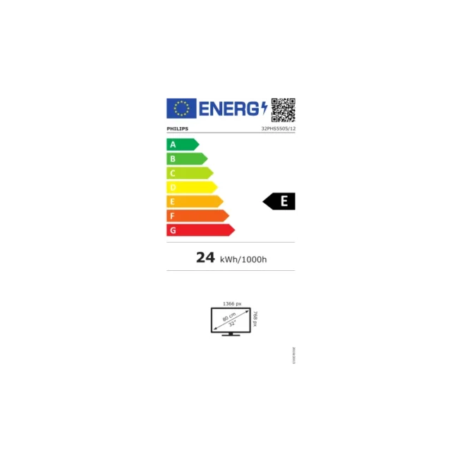 Philips TV 32PHS5505 32" LED HD EasyLink TV