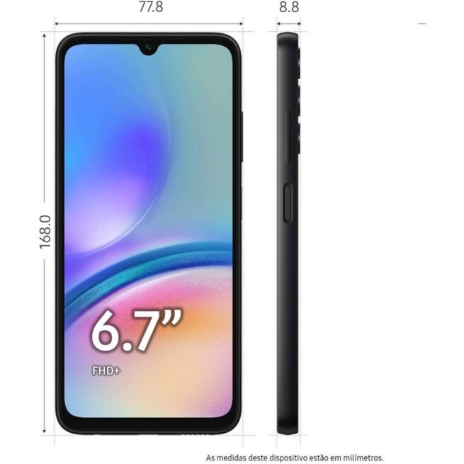 Smartphone SAMSUNG Galaxy A05S (6.7" - 4 GB - 128 GB - Preto)