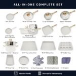 Home Hero Conjunto de panelas e frigideiras antiaderentes Creme